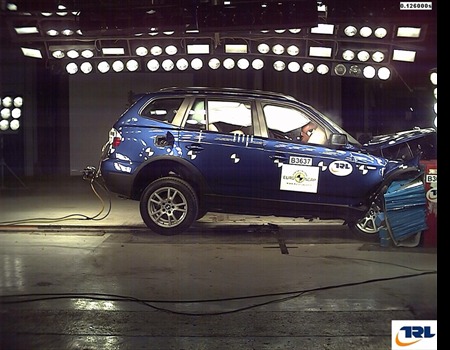 Краш тест BMW X3 (2008)